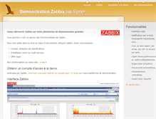 Tablet Screenshot of demo-zabbix.fr